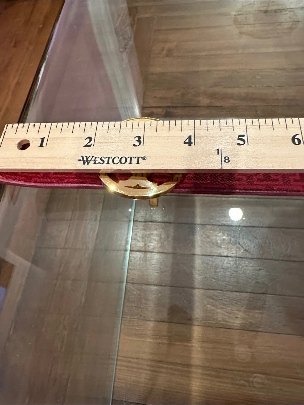 Tory Burch Pink Logo Pattern Belt with Gold Round Buckle